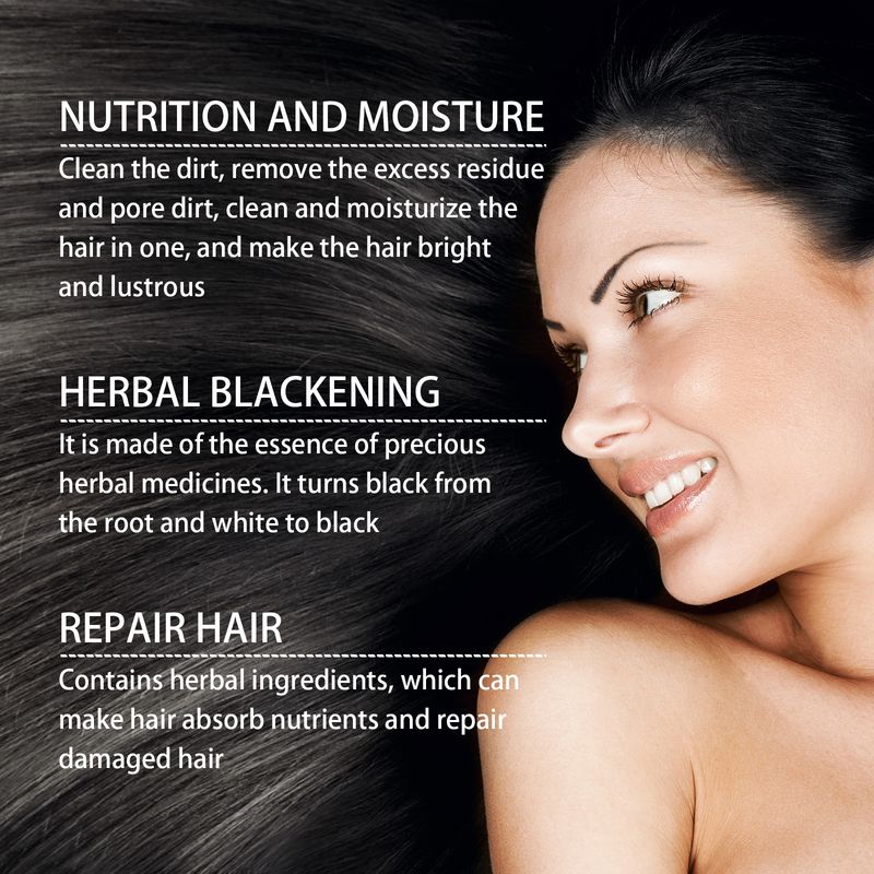 Polygonum multiflorum white to black shampoo deeply repairs, hair, removes dandruff, relieves itching, 2024 popular_voghion.com