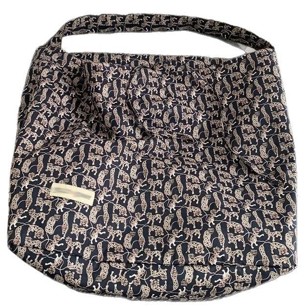 Borsa a tracolla singola Little Cheetah Liberty Niche Design per donna, in tela, di grandi dimensioni, con tracolla singola_voghion.com