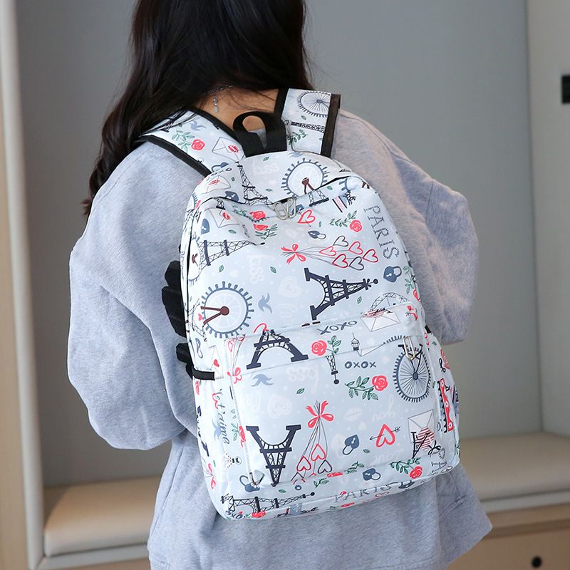 Backpack 3-in-1 Backpack Backpack Lunch Box Bag Pen Bag Three-piece Bag_voghion.com