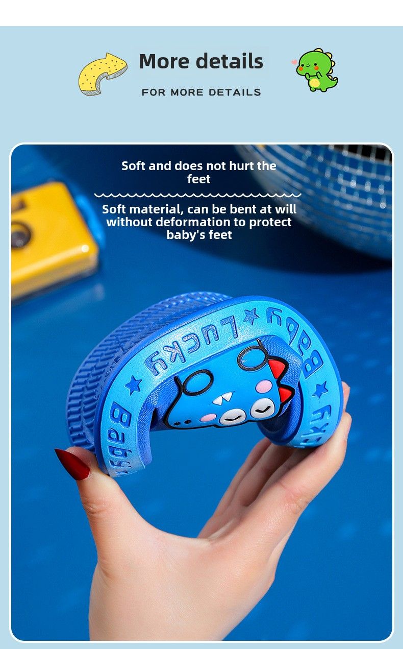 Pantoufles pour enfants été garçons salle de bain bain intérieur antidérapant fond souple bébé maison dessin animé mignon fille cool pantoufles_voghion.com