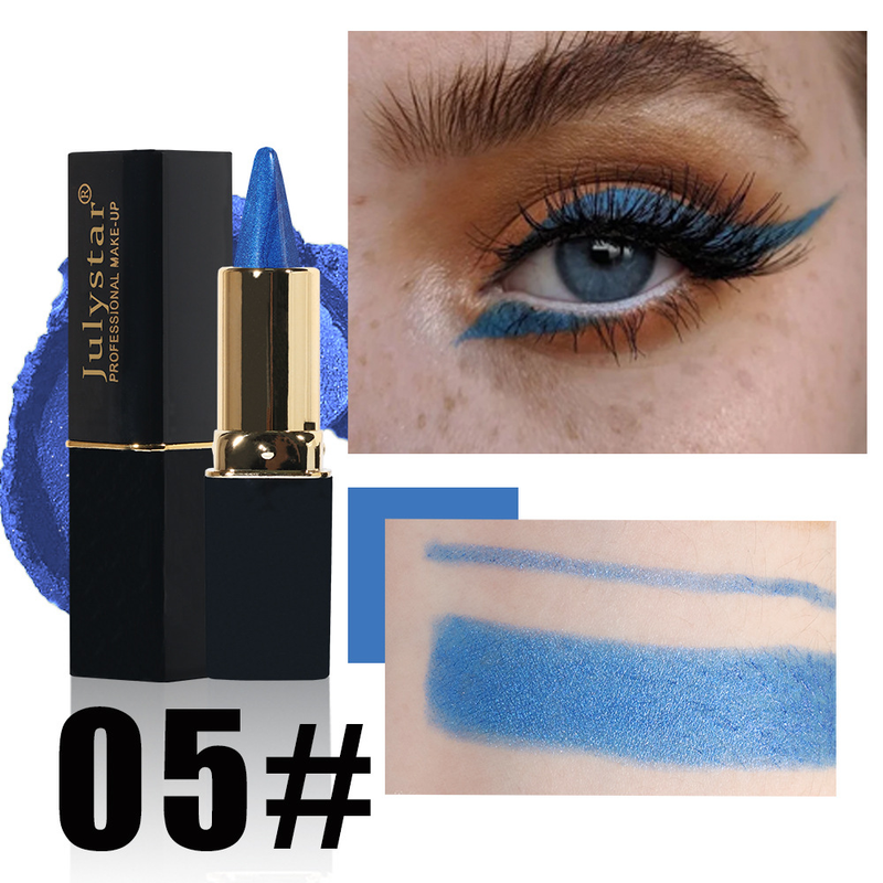 Ombretto e eyeliner combinati, eyeliner naturale, colorato, waterproof, facile da colorare, asciugatura rapida, eyeliner idratante a lunga durata._voghion.com