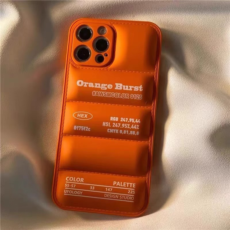 down jacket suitable for Apple 14pro phone case 13 Trendy 12 Full package 11 Couple 7p/8p New XS_voghion.com