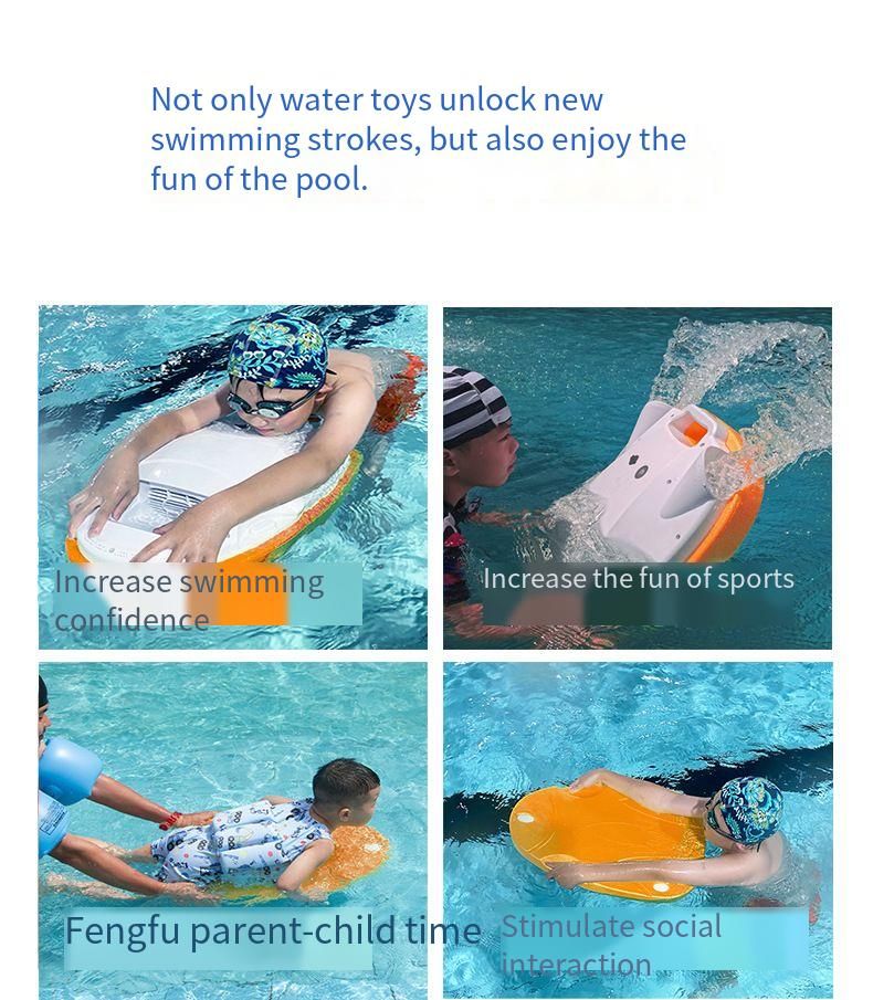 Electric Parent-Child Power Floating Swimming Aid Propeller Summer Pool Water Play Smart Buoyancy Board_voghion.com