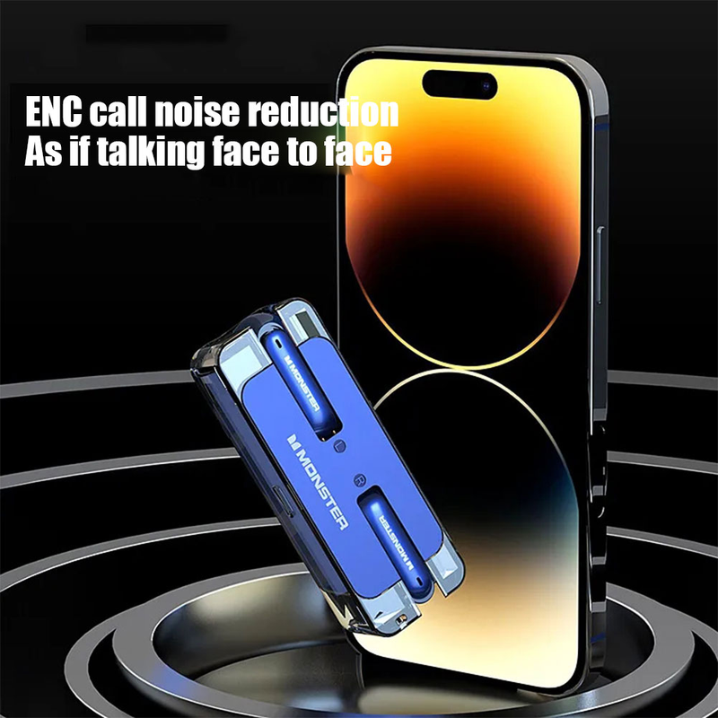 Original Monster XKT08 Gaming Headphones Ture Wireless Bluetooth Earphones 5.3 Low Latency Noise Reduction Earbuds Headset New_voghion.com