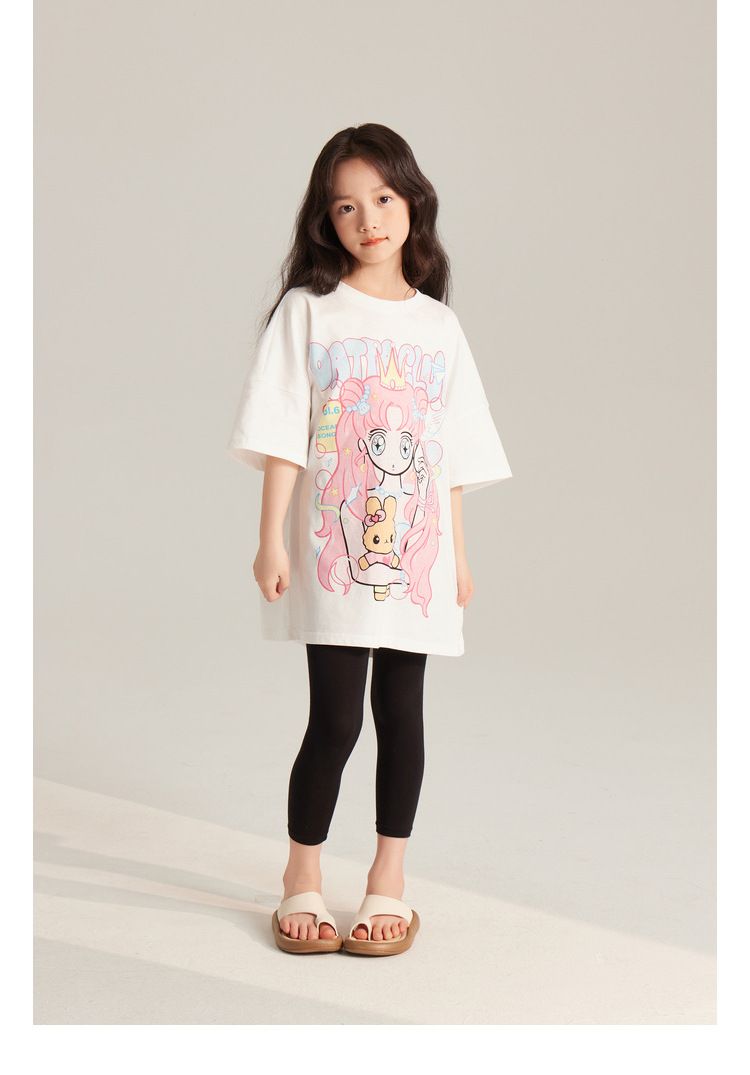 Kids Clothing Stylish Outer Wear Elastic Yoga Pants Thin Tights_voghion.com