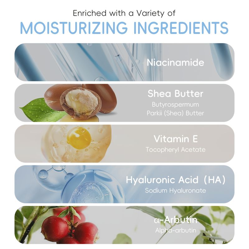 Nourishing Your Skincare Set 5pcs SET- Rich With Milk Extract, Niacinamide, Alpha-Arbutin, VE Dry Normal Skin Type, Gift_voghion.com