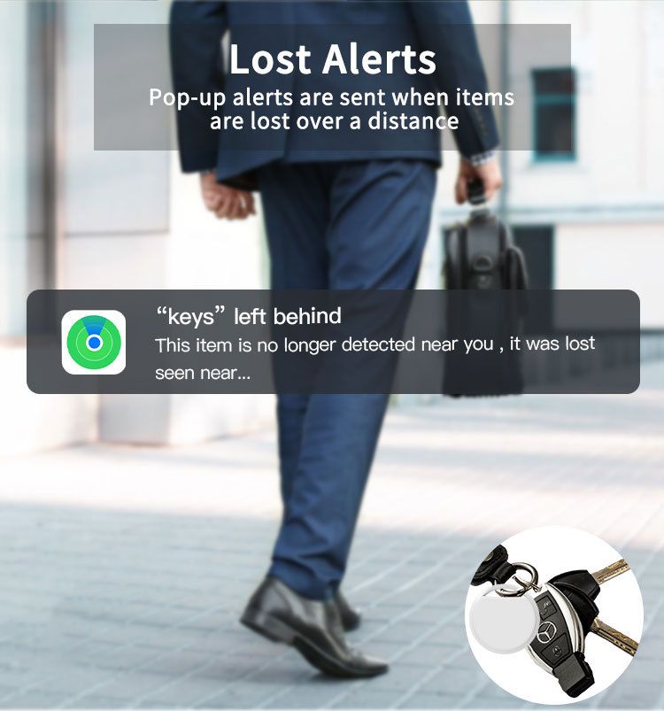 My Compatible AirTag - Bluetooth Anti-Lost Tracker For Pets, Items & Smart Location Finding_voghion.com