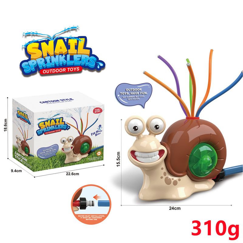Nuovo prodotto ugello rotante spruzzo d'acqua per esterni lumaca cortile giardino gioco d'acqua giocattoli per bambini_voghion.com