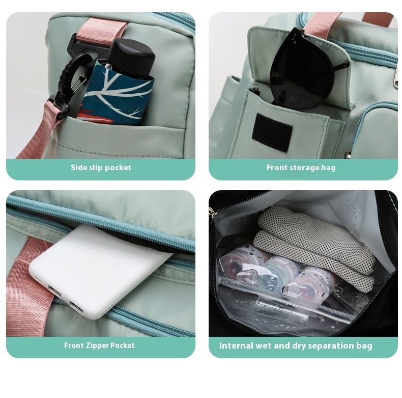 Travel short distance travel luggage bag, large capacity, multifunctional, lightweight, dry wet separation, sports and_voghion.com