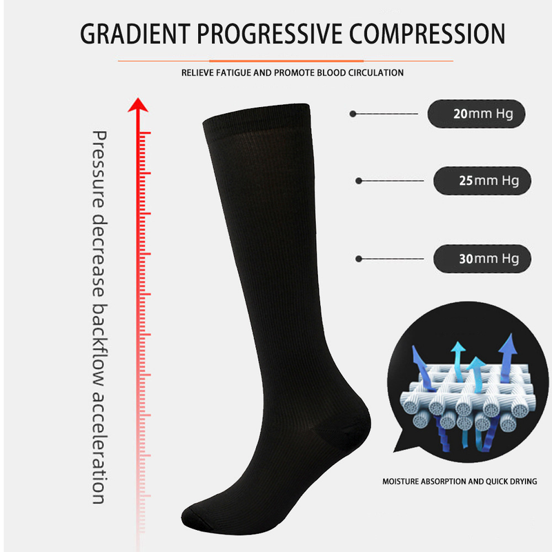 Extra size extra fat pressure socks High elastic veins secondary elastic socks Fat calf socks_voghion.com