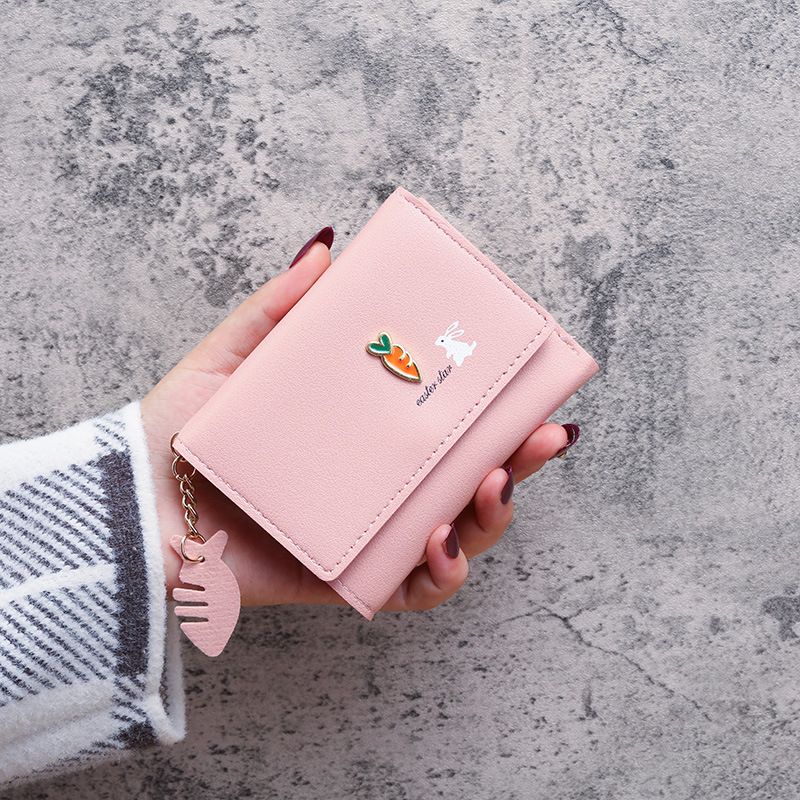 Neu Nette Kurze frauen Kleine Brieftasche Mini Koreanische Brieftasche_voghion.com