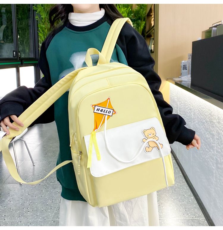 Zaini per bambini Zaino leggero per studenti della scuola primaria Zaino per bambini di grande capacità Zaino per studenti della scuola media Zaino casual per la scuola_voghion.com