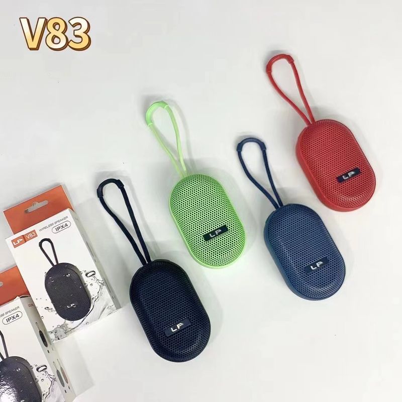 Nuevo subwoofer inalámbrico Bluetooth LP-V83 para exteriores, altavoz portátil impermeable con inserción de tarjeta mini, regalo_voghion.com