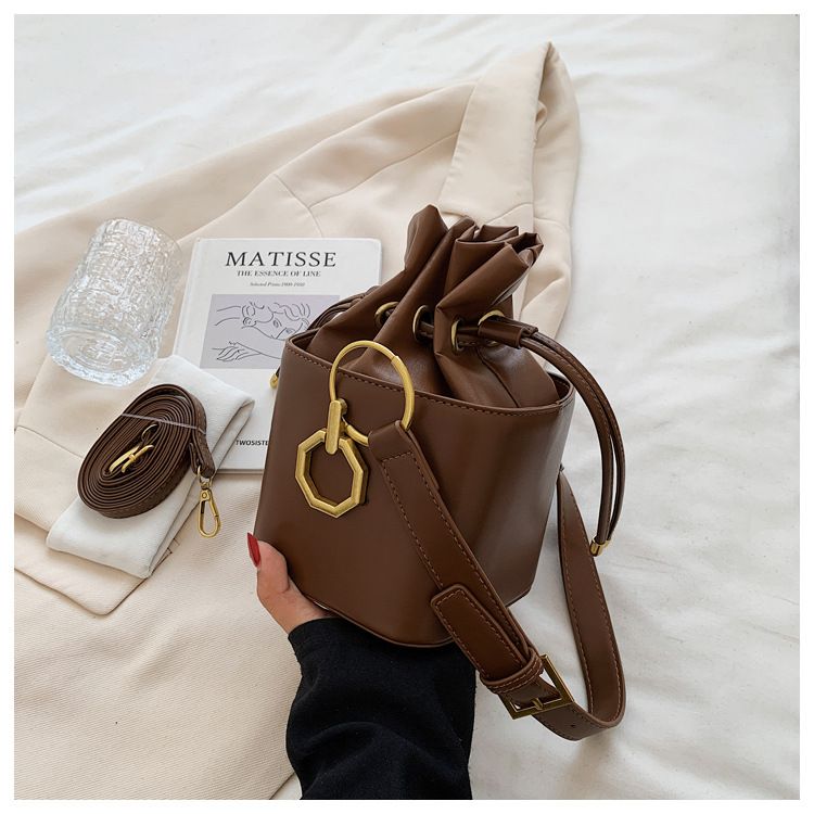 Borsa a secchiello da donna, borse retrò popolari, borse da donna, borsa a tracolla, borsa a secchiello portatile_voghion.com