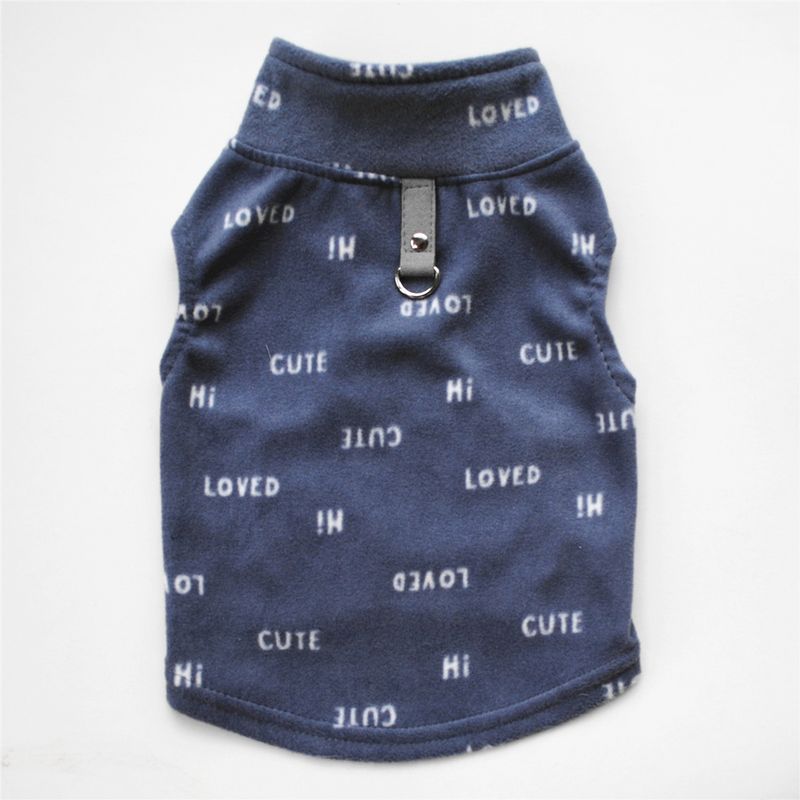 Abbigliamento per animali domestici diretto dalla fabbrica, per cani, autunno e inverno, in pile polare, fibbia di trazione, 27 colori brevettati, saranno oggetto di indagine_voghion.com