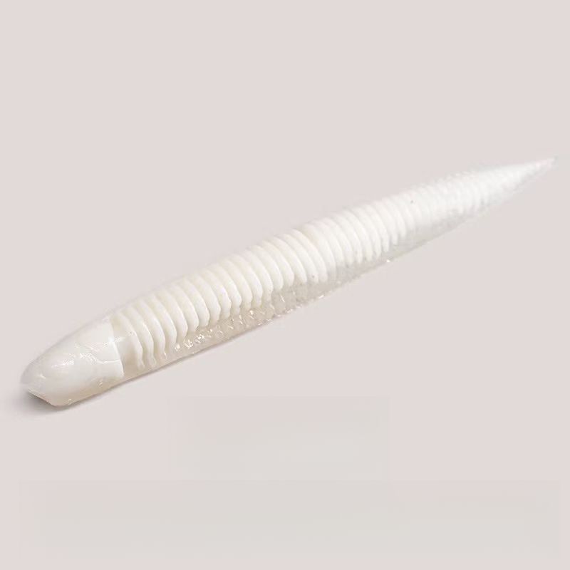 Light Dance Soft Black Pit Needle Tail Slow Sinking Mandarin Lure Fish Bait Worm Bottom Root Fishing_voghion.com