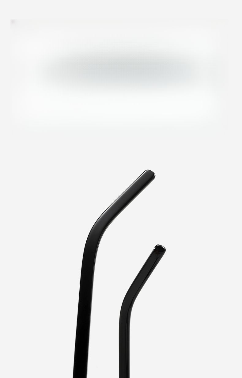Women's Eyeglasses Frame, Black Acetate Large Frame, Slim Face, For Prescription Lenses, Blue_voghion.com
