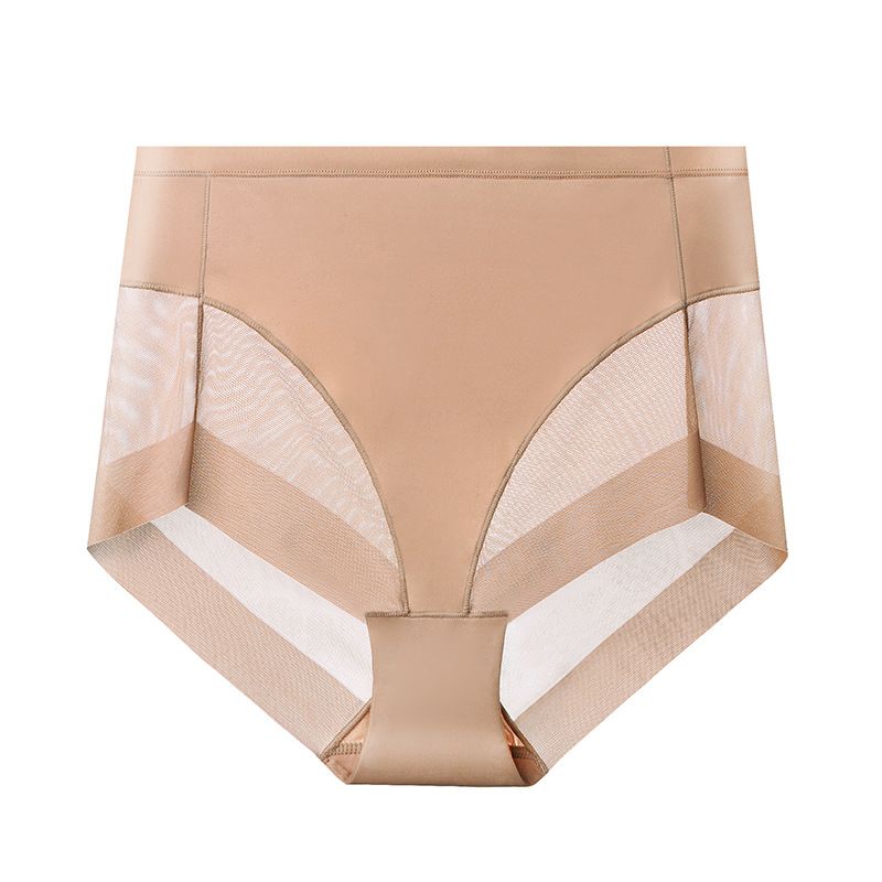 Women's Intimates Sexy Lace High Waist Large Size Abdomen Lifting Hip Breathable Pure Cotton Crotch Girls Briefs_voghion.com