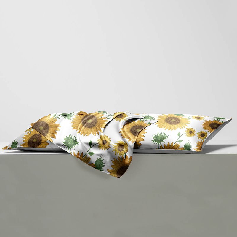 Premium 1.37m Silk-Satin Long Pillow - Dual Support For Couples & Families (Breathable Printed Design Hypoallergenic Luxury Bedding Accessory)_voghion.com