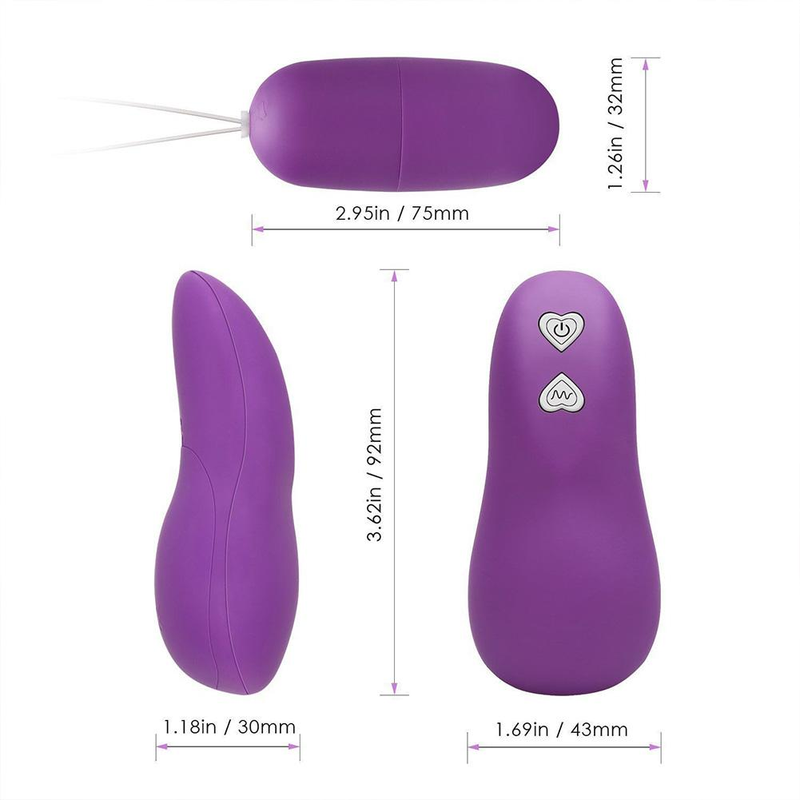 Vibrator Wireless Bullet Remote Control Vibrating Eggs G- Spot Clitoris Stimulator l Massage Ball Po Ba_voghion.com