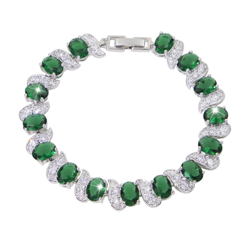 Yamaler Damenarmband Leaf Charm Elegant Klassesch Verstellbar Blo Strass Embedded Damenarmband Moudeschmuck_voghion.com