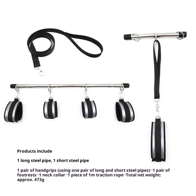 LuvBox SM Manette per fissaggio forzato Giocattoli sessuali Fissaggio cosce Gambe divise Facile apertura delle gambe Legatura Restrizioni Strumenti per coppie_voghion.com