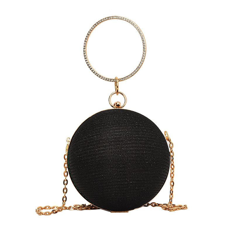 Nischendesign, runder Ball für Damen, neue High-End-Hand-Crossbody-Kette, kleine Abend-Mini-Lippenstifttasche_voghion.com