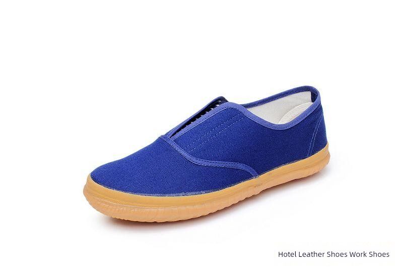 Slip-on Rubber Sole Elastic Mouth Canvas Shoes_voghion.com