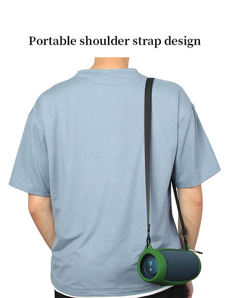 Quality Protection for CHARGE5 Silicone Protect Case Portable Charge 5 Speaker Storage Shell Outdoor Carrying Sleeve_voghion.com