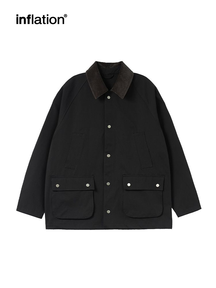 Herrenbekleidung Anti-Falten-Jagdjacke für Herren, neue Herbst- und Winter-Retro-Arbeitskleidung mit Revers_voghion.com