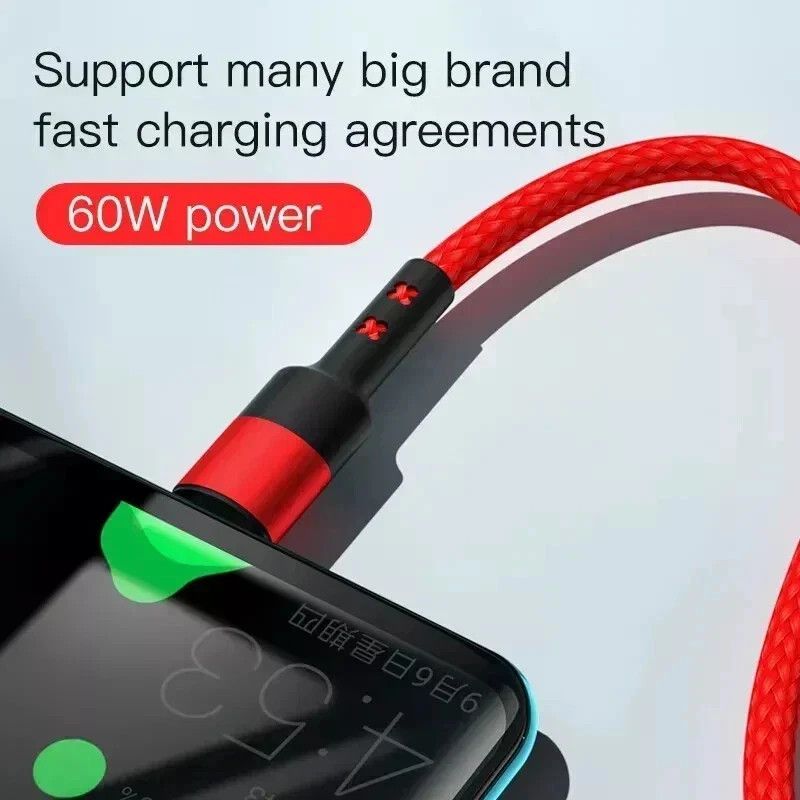 Câble de charge rapide USB A vers Type C 3A pour téléphone portable Samsung_voghion.com