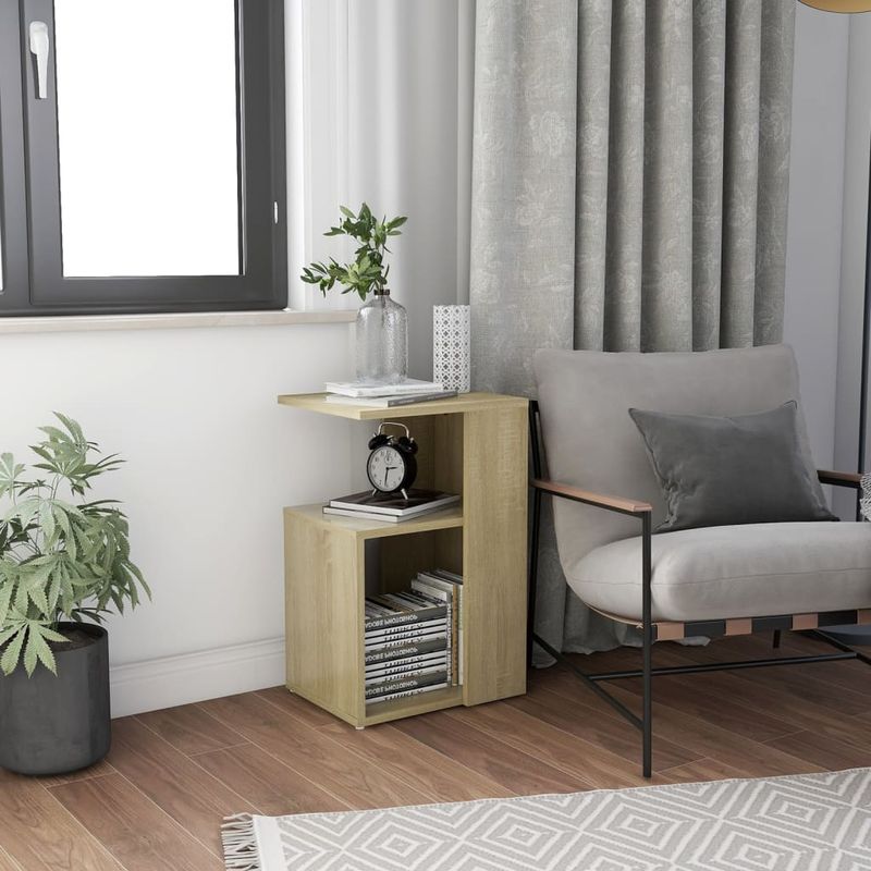 Side Table Hallway End Sofa Table Coffee Couch Table Engineered Wood VidaXL_voghion.com