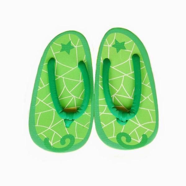 Green Cantaloupe Flip Flops Shoes_voghion.com