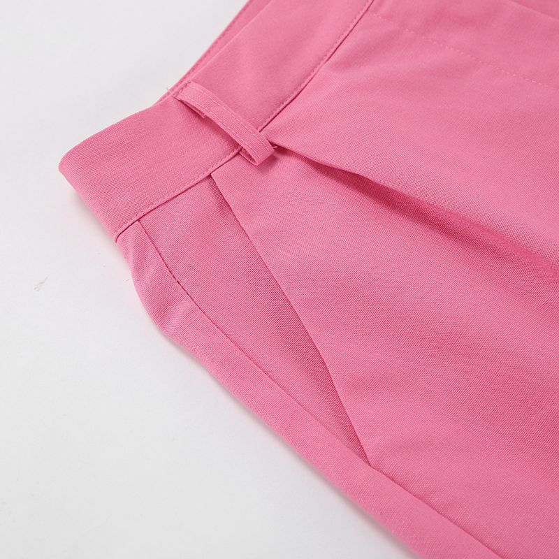 completo da donna, gilet, pantaloni dritti, set in due pezzi, stile semplice, tendenza di fascia alta_voghion.com
