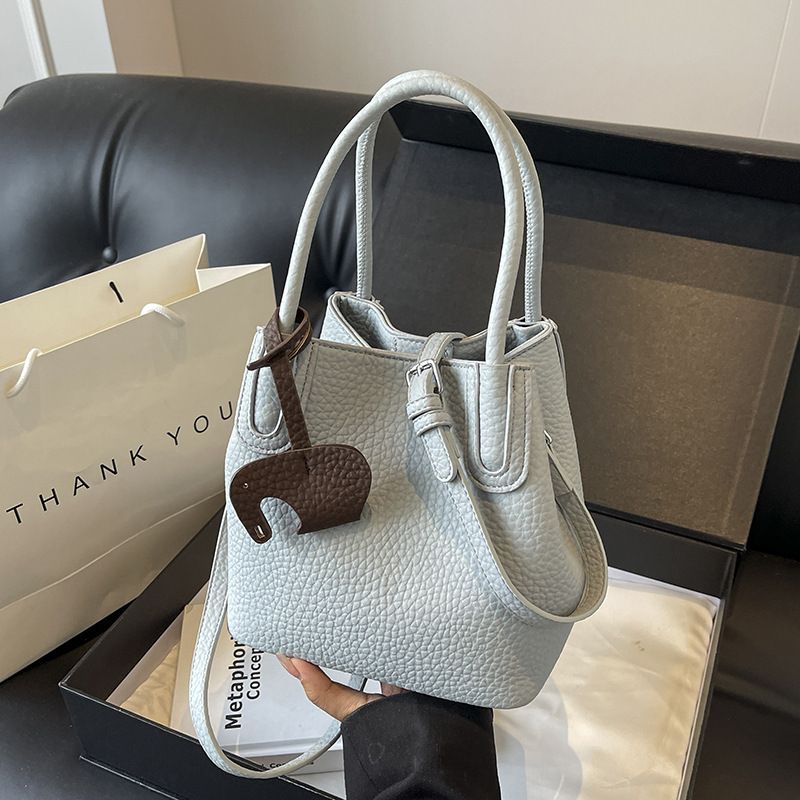 Borsa a tracolla piccola, elegante e strutturata, per donna, primavera estate 2025, nuova, versatile e alla moda, da donna, a secchiello._voghion.com