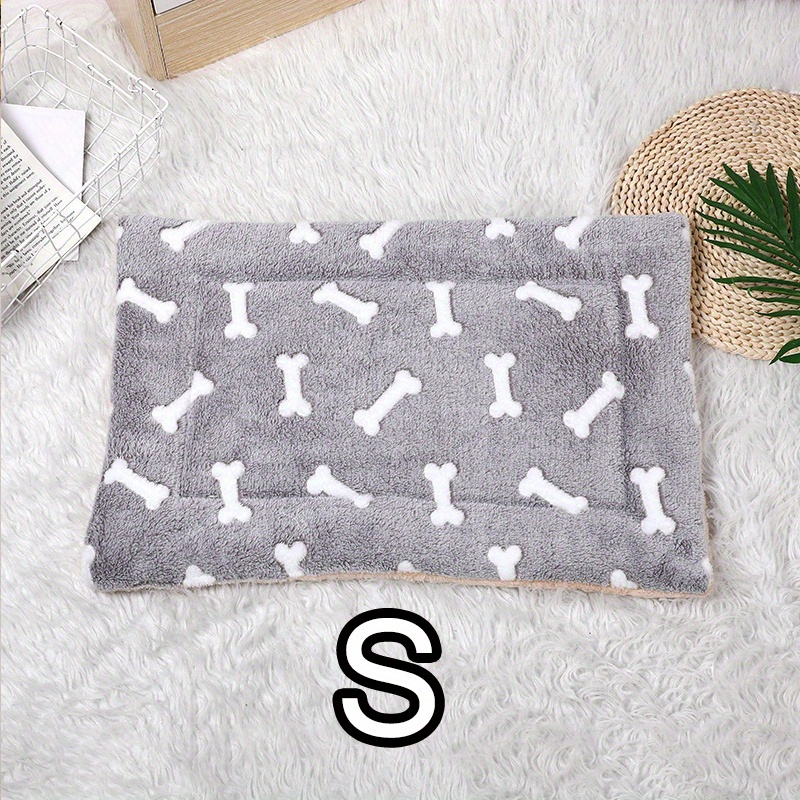 Cat Bed Mat Blanket Thickened Double Layered Plush Pad Dog Blanket Cat Mat Sleeping Pad_voghion.com