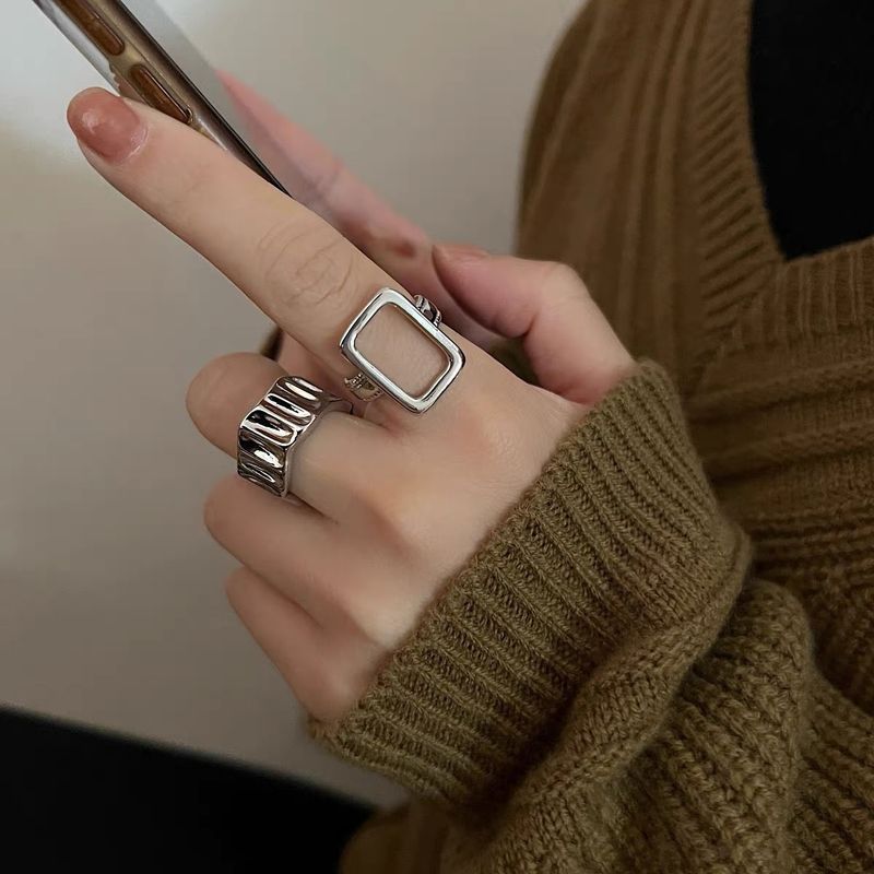 2025 Fashion Style New 2024, black punk nail, grape, rope, red bag, hollow, unisex, couple ring, men's and women's jewelry, gift_voghion.com