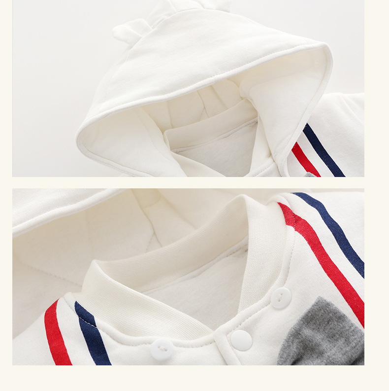 Children's jumpsuit thickened baby clothing clothing autumn and winter newborns go out cotton winter warm jumpsuit_voghion.com