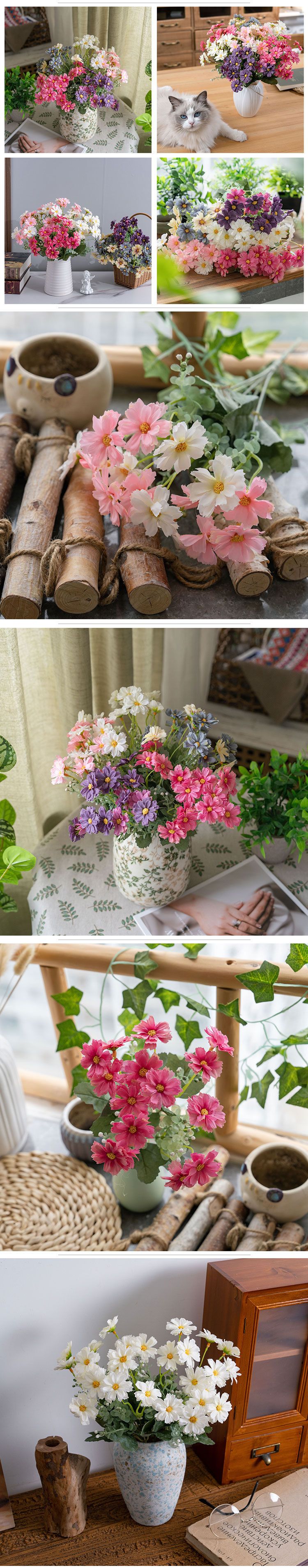 Festartikler Kunstige Blomster Hjemmedekoration Bryllup Håndholdt Blomstervæg Plante Væg Kunstig Blomst_voghion.com