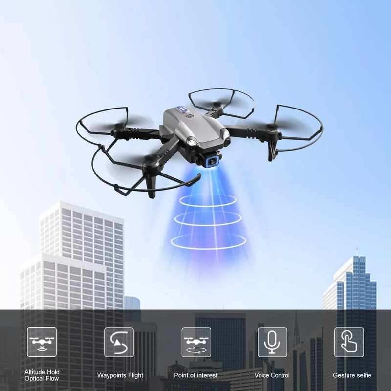 4DRC V20 RC Drone WIFI FPV 6K HD Dual Camera Gesture Photo Quadcopter 2 Battery,Suitable For Beginners._voghion.com