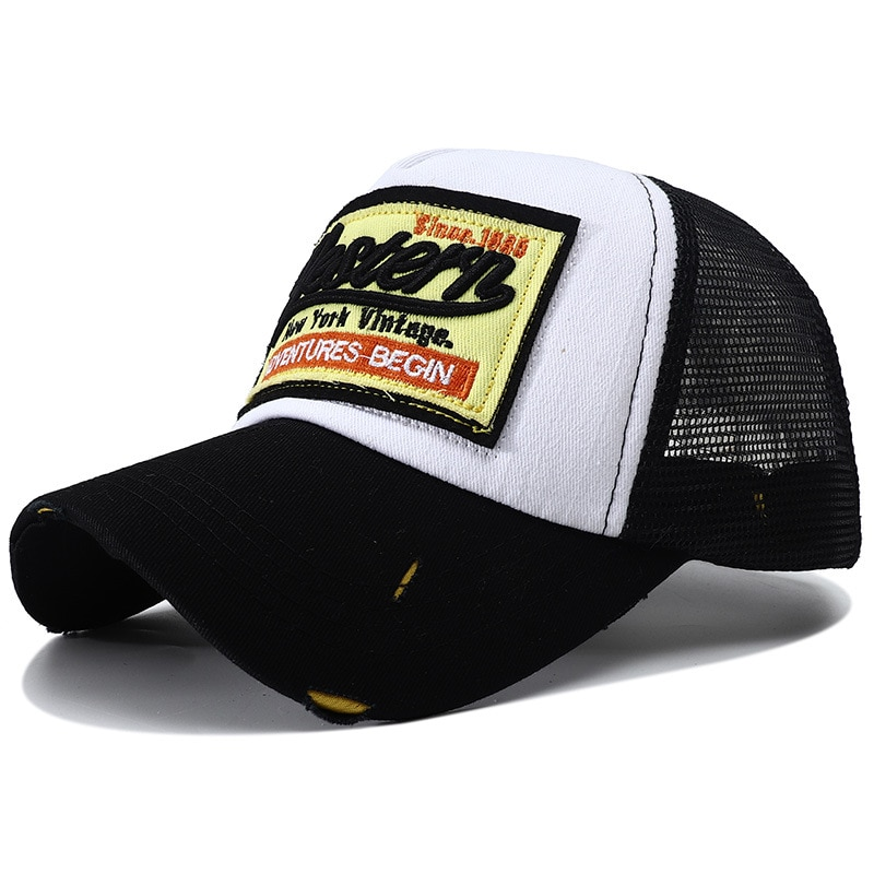 New Letter Embroidery Baseball Cap Men with Mesh Snpabck Hat Chapeau Homme Summer Breathable Y2K Trucker Hats for_voghion.com