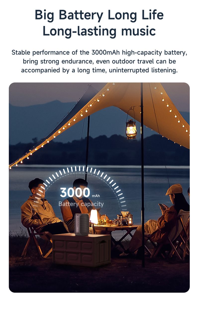 Zealot-S32PRO Powerful Bluetooth Speaker, Bass Wireless, LED Light, Outdoor Speakers, Subwoofer, Waterproof Sound Box_voghion.com