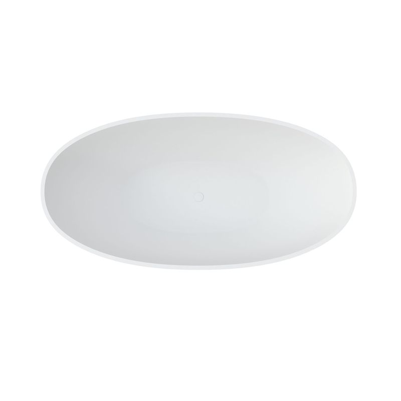 71" Solid Surface Soaking Bathtub_voghion.com
