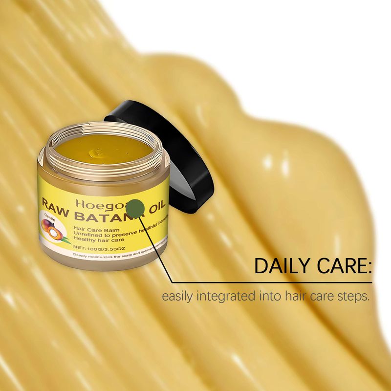 Hoegoa Batana Crema Essenziale Detergente per Massaggio al Cuoio Capelluto Secco e Nutriente per Capelli_voghion.com