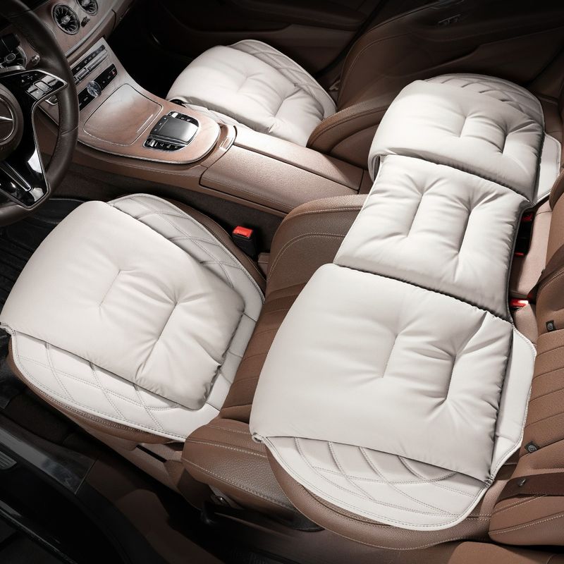 NAPPA Leder Kissen Auto Beine Unterstützung Erweiterung Weiche Abdeckung Für Xpeng /BYD/ Chery/Geely Sitz Schutz Pad_voghion.com