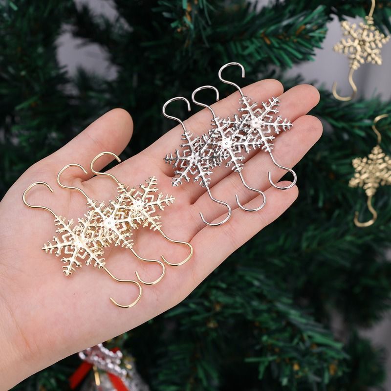 Crochets de suspension pour décorations de sapin de Noël en acier inoxydable, support pour boules de Noël, décorations pour Noël et le Nouvel An_voghion.com