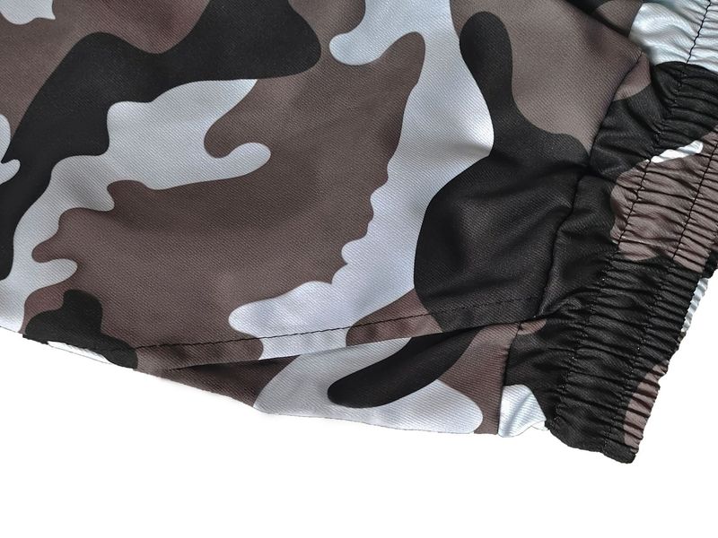 Men's Camouflage Cargo Pants - Outdoor Military Tactical Jogger Pants With Drawstring Waist & Multiple Pockets, Loose Fit Casual Work Pants_voghion.com