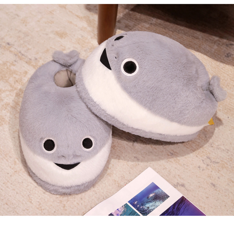 Autumn and winter turtle series shoes cartoon cute bag with home warm plush slippers cotton drag_voghion.com