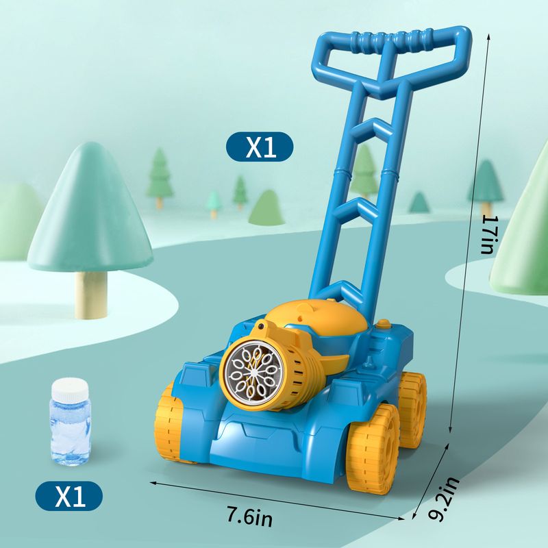 Machine à bulles automatique pour enfants, style chariot, pour jeux en plein air et mariages, 800 bpm et plus, avec lumières LED._voghion.com