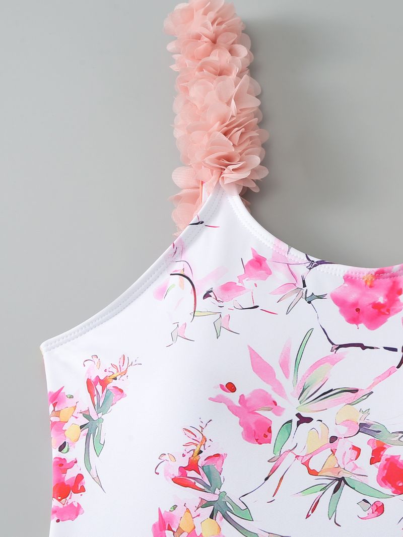 New Floral Print One-Piece Swimsuit For Women - Tummy Control & Backless Design - Quick Dry Polyester Fabric - S/M/L/XL_voghion.com